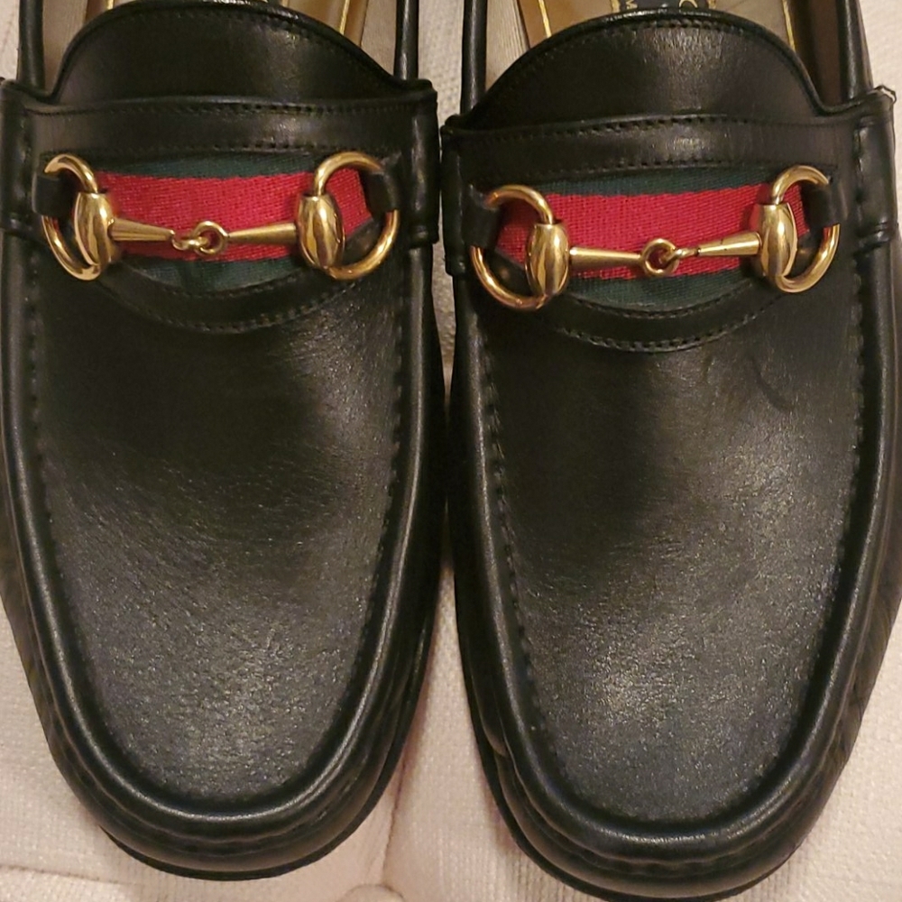 💯 Authentic Gucci Mens Loafers in Black